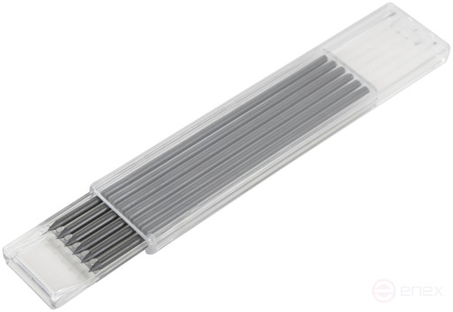 Interchangeable pencils for construction pencil, black, 6 pcs.