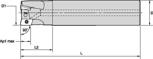 Фреза 12A01R020A16ED10