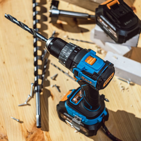 Cordless impact drill BORT BAB-21U (2x4A.h)