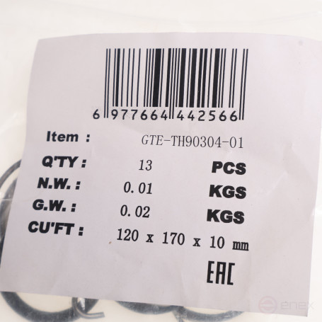 Ремкомплект для домкрата GTE-TH90304 (01) прокладки и уплотнения GTE