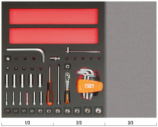 1/4", 3/8", 1/2" Set of metric end heads. sizes