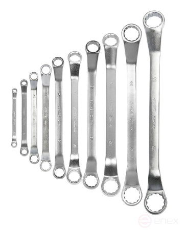 A set of ring cranked keys 10 pcs.