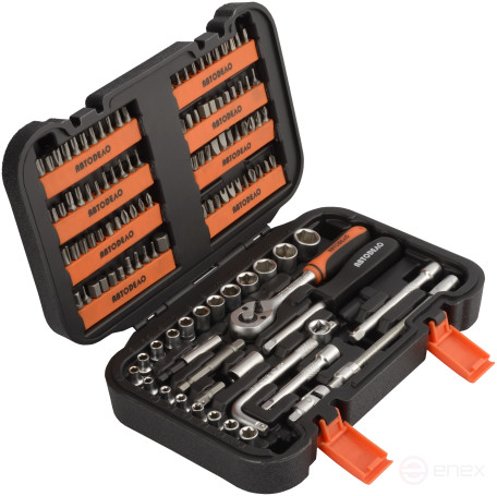 Socket Head Set 118pr. 1/4" DR (Avtodor) 39978