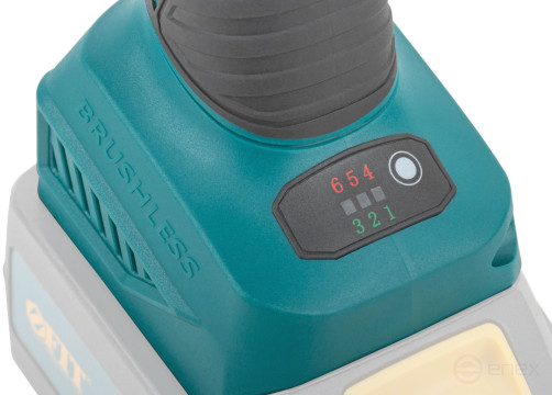 Angle grinder acc. 20 V; 3000-8500 rpm; ClC 125 mm; 1.6 kg; adjustableRPM; brushless, without battery; box.