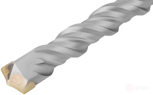 Бур по бетону SDS PLUS, Профи, W-образная вставка, двойная спираль, 25 х 600 мм