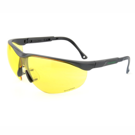 Safety glasses open O85 ARCTIC StrongGlass (2-1.2 pcs) amber color, 30 pcs.