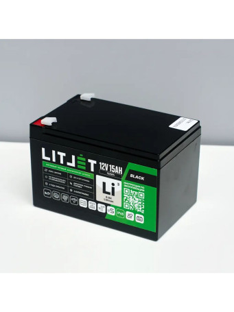 LiFePO4 Traction Battery 12V 15Ah 192Wh for UPS