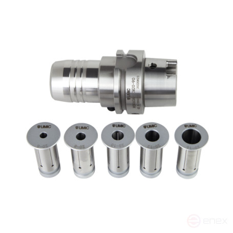 Патрон гидрозажимной HSK63Axd20x90 мм DIN69893 с набором втулок