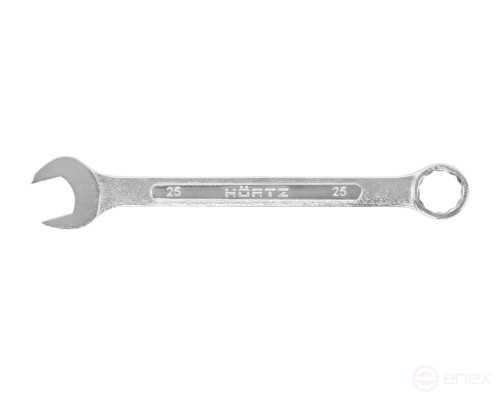 Ключ гаечный комбинированный 25х25 хромированное HORTZ