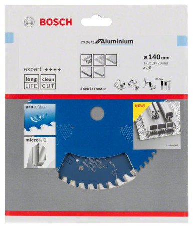 Expert for Aluminum saw blade 140 x 20 x 1.8 mm, 42