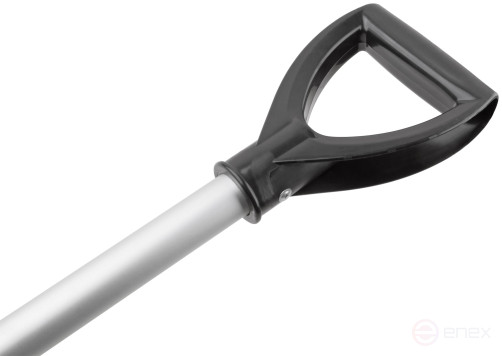 Scraper for snow removal on roofs, metal telescopic handle 620x150x(2000-6000) mm