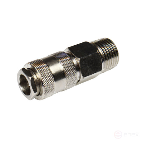 Pneumatic quick-release valve ER-SE1-4SM:with valve with 1/2" EUREKA /1/10 male thread