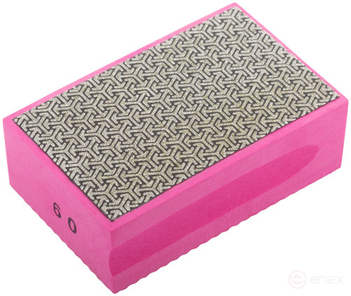 Губка алмазная для сухого шлифования, 90х55 мм, Р60