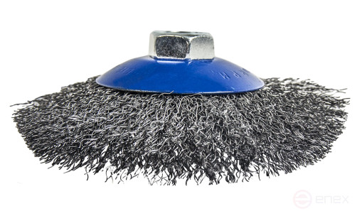 Кордщетка для МШУ радиальная с наклоном мягкая ПРАКТИКА 125 мм М14