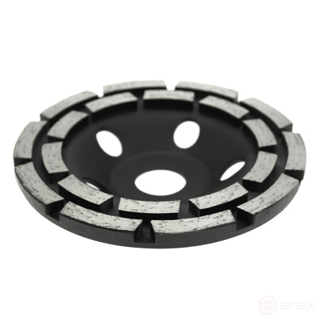 Чашка алмазная сегментная 2х рядная, серия "профи", 125 х 22 мм, Чеглок (50)