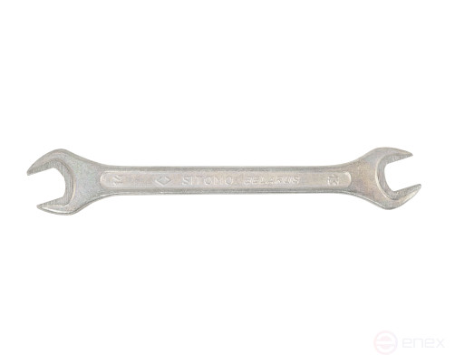 Ключ гаечный рожковый двусторонний 13x14 оцинкованный SITOMO BELARUS