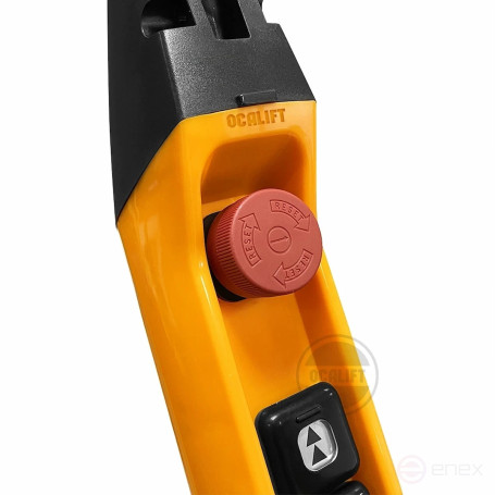 Control panel 6 buttons, 2 speeds, stop, for crane beams, IP55 TNHA1-63FS