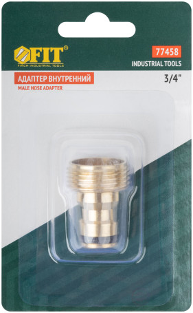 Адаптер внутренний латунь 3/4"