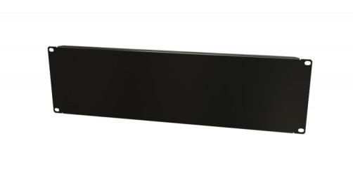 BPV-3-RAL9005 False panel for 3U, color black (RAL 9005)
