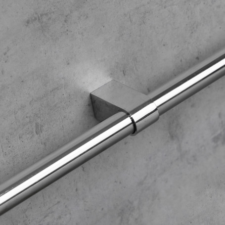 Держатель модерн, труба d16 хром AKS