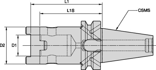 BT50BHTS32080M Mandrel