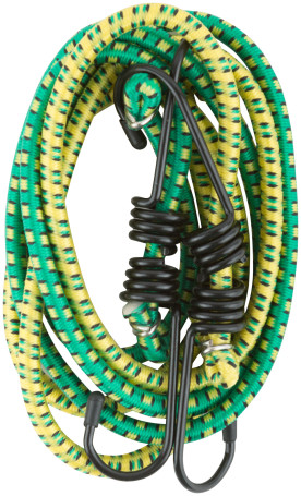 Rubber luggage straps, steel hooks, 2 pcs., 7x1000mm