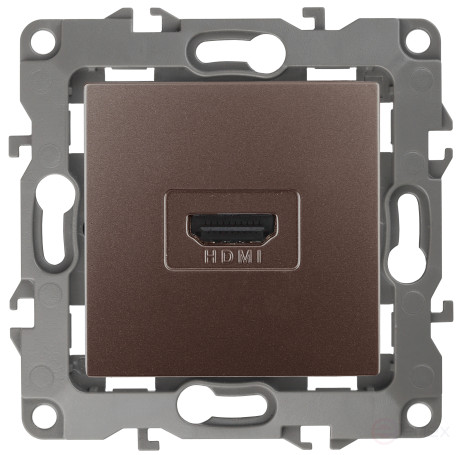 Розетка ЭРА Серия 12 12-3114-13 HDMI IP20 бронза