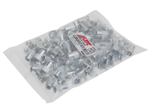 Set of threaded aluminum rivets M8X1.25 (100 pcs) JTC