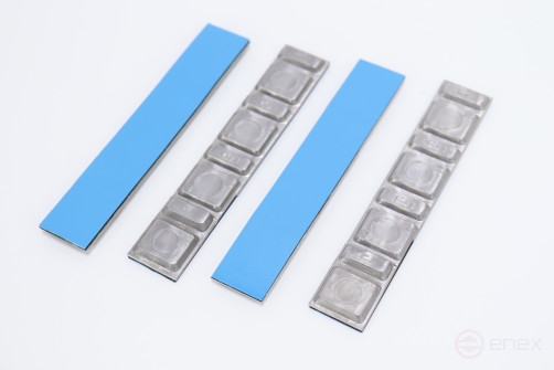 ACG 0052 Груза самоклеящиеся 19 мм 60 г на синем скотче (уп. 50 шт) 1028227