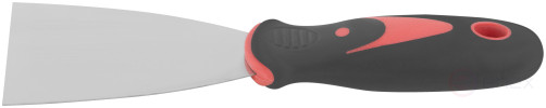 Spatula, stainless steelsteel, rubberized handle 2.5" (63 mm)
