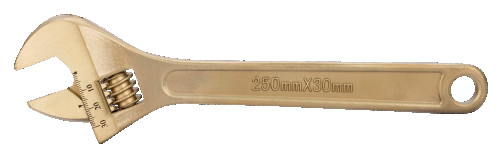 IB Adjustable wrench (aluminum/bronze), length 450/grip 55 mm