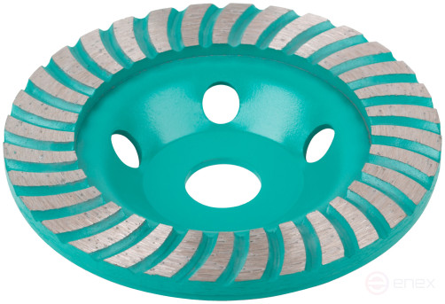 Алмазный шлифовальный диск "Чашка", сегментированный турбо, GreatFlex Light, 125 x 5.0 x 20 x 22.2 мм