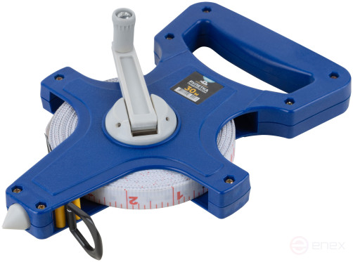 Geodetic tape measure, open case, fibreglass tape 30 m