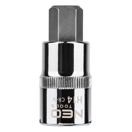 Головка торцевая с битой-вставкой HEX 1/2", H14 x 55 мм