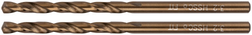 Metal drills HSS with the addition of cobalt 5% of the Pros in blister 3.2 mm ( 2 PCs.)