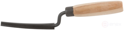 The stitching is concave 10 mm, the seam is convex