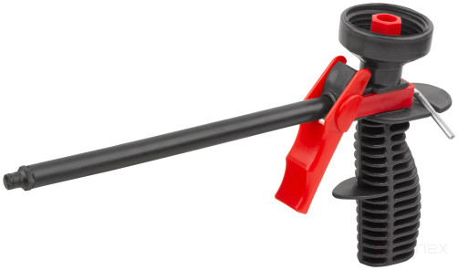 Mounting foam gun, plastic housing, plastic tube