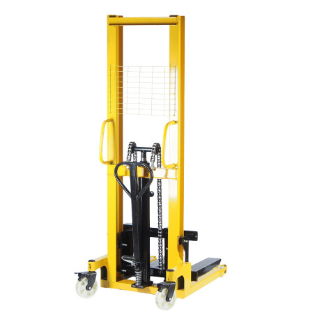 ER-68002 manual hydraulic 2t stacker (min 105mm. max 1600mm,foot length 900mm,outer foot width 200-710mm, for pallet 1000x1200mm) EUREKA /1 NEW