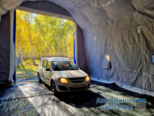 Пневмокаркасные модули — гаражи