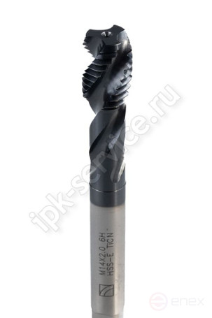 Метчик машинный с винтовой канавкой М14*2,0 осн Р6М5К5 TiCN DIN376