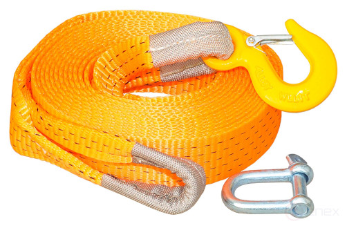 Tow ROPE in a 7.5 ton car seat bag (5m TAPE, hook-hook) 44508