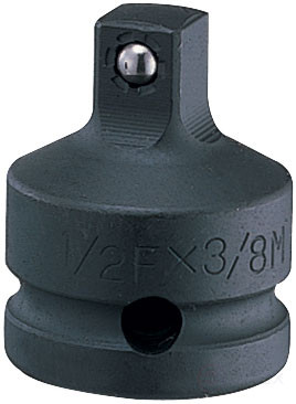 1/2">3/8" impact adapter, with KING TONY 4863P ball lock