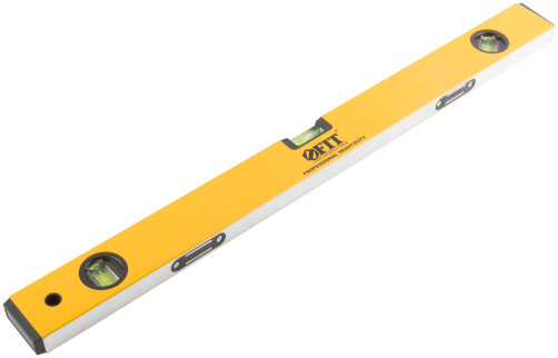 Level "Magnet", 2 eyes + 1 swivel, yellow reinforced housing, magnets, scale, Profi 600 mm