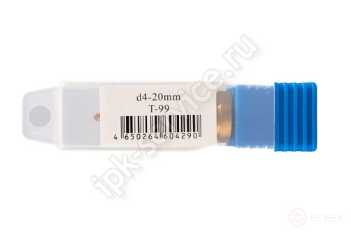 Сверло ступенчатое ф4-20 мм, шаг 2 мм TIN (Подвес/Блистер ИПК)