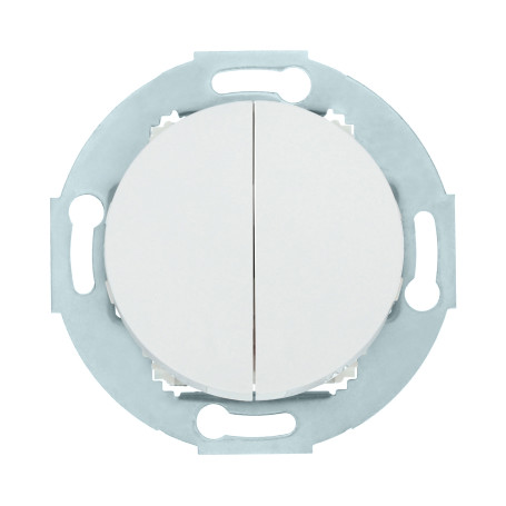 Two-key switch (circuit 5) 16 A, 250 B (white) Vintage