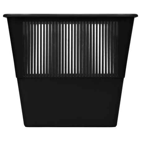 STAMM paper basket, 12L, rectangular, mesh, black