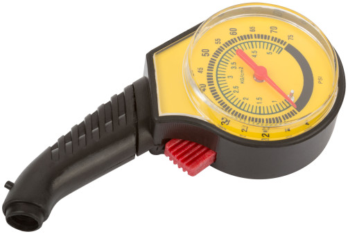 Manual plastic pressure gauge