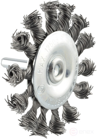 Flat drill cleaning brush D-75mm.twisted (Avtodor) 44071