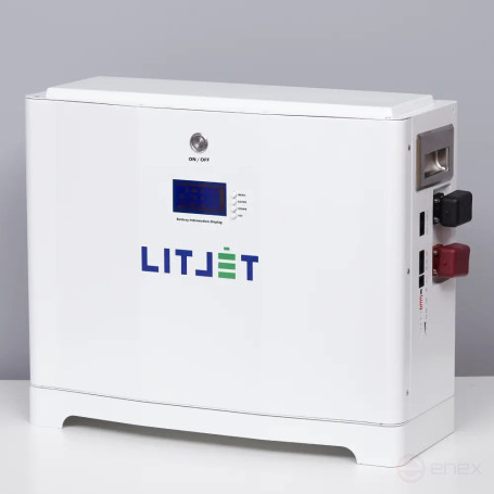 Lithium traction battery LITJET SMART LiFePO4 (powerwall) 51.2V 100Ah 5kWh