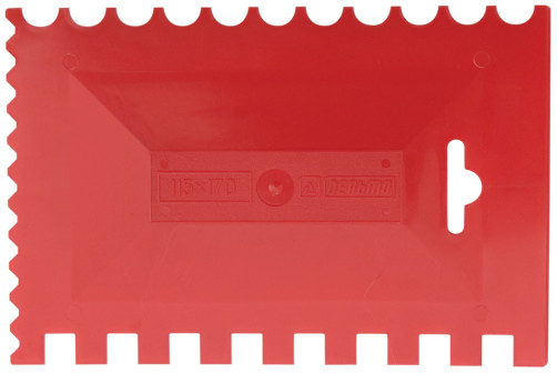 Plastic spatula combined